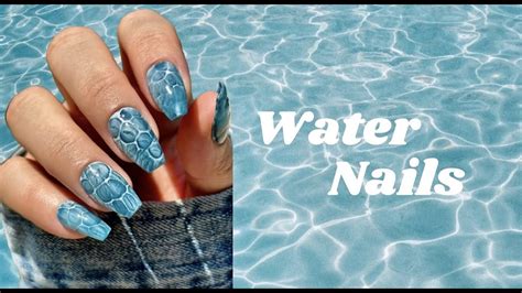 Trending Water Nail Design Easy Nails At Home Pool Water Nails