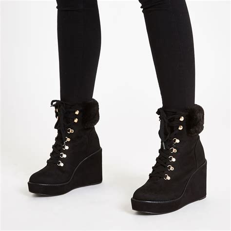 Lace Up Boot Wedges Hot Sale Bellvalefarms