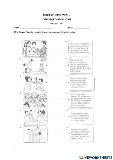 pendidikan moral    ybb