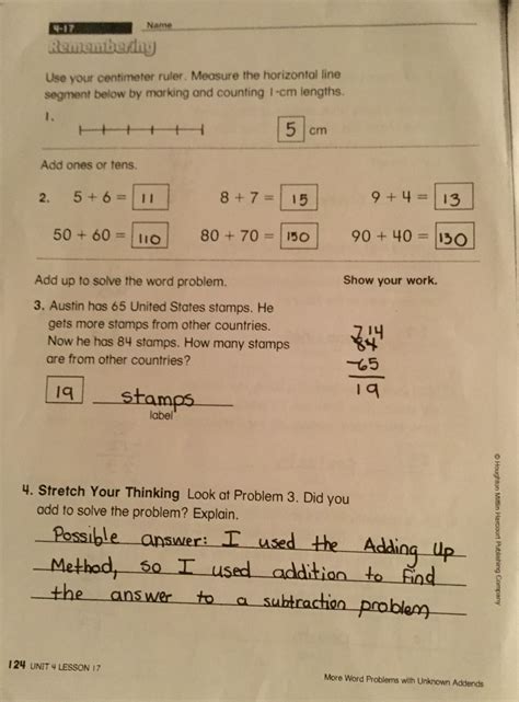 Homework And Remembering Grade 4 Answer Key Tips And Strategies