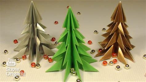 Как сделать 🌲ёлку из бумаги без клея - YouTube