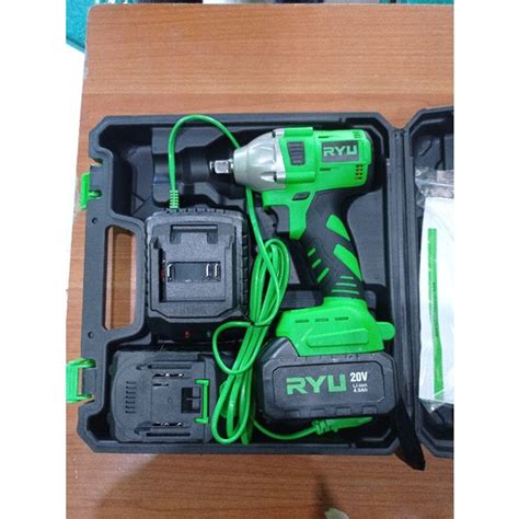 Jual Impact Wrench Cordless Ryu Rcw20bor Impact Ryu 20v Shopee Indonesia