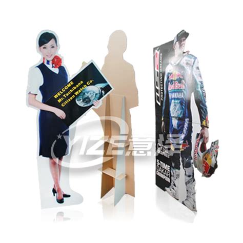 Custom Life Size Folding Advertising Cardboard Cutout Standees Display