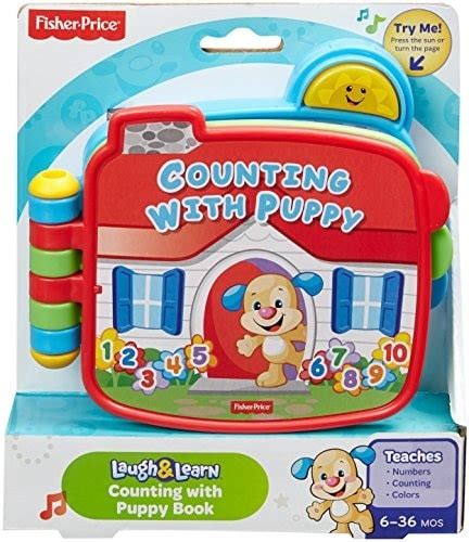 Fisher-Price Electronic Laugh & Learn Counting with Puppy Book, 1 - Fry ...