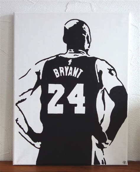 Kobe Bryant Number 24 Drawing - LOGOS