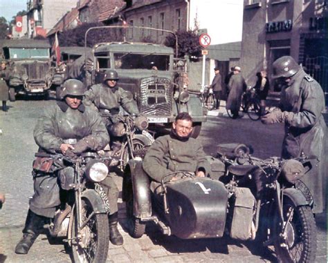 German Motorcycle Troops Glory The Largest Archive Of German Wwii Images Flickr