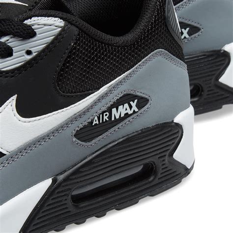 Nike Air Max 90 Essential Black White And Grey End Us