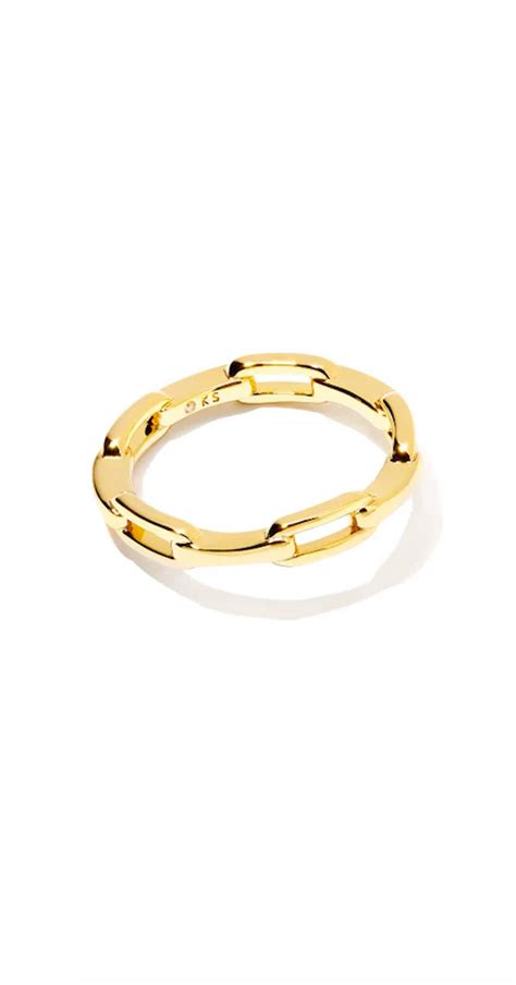 Kendra Scott Andi Band Ring In Gold