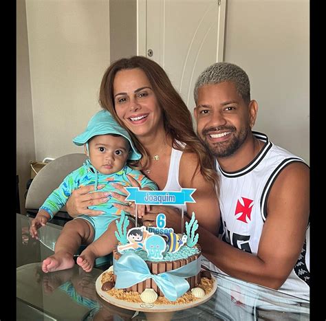 Foto Joaquim Filho De Viviane Araujo E Guilherme Milit O Completou