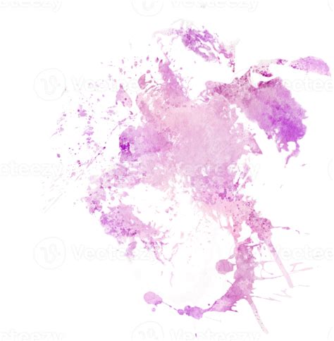 Tinta Rosa Salpicadura De Acuarela Png