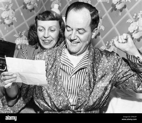 Muriel and Hubert Humphrey receive a congratulatory telegram (after an ...