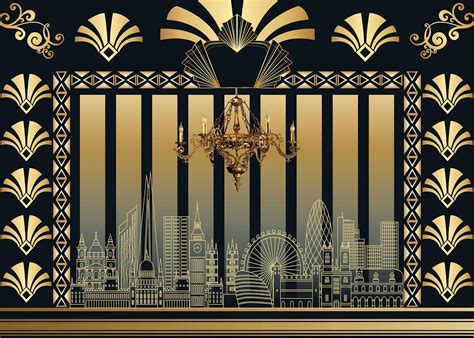 DANIU 7x5ft The Great Gatsby Theme Backdrop Roaring 1920s Birthday