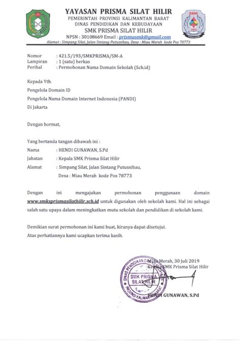 Format Surat Permohonan Akreditasi Sekolah Paud Tk Dikmas Ban Pnf Hot Sex Picture