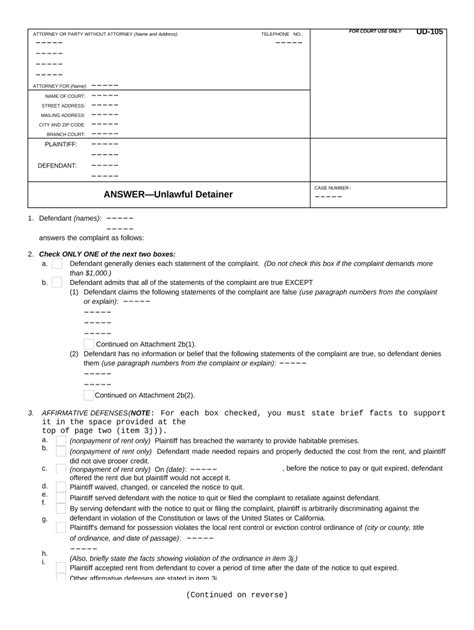 Unlawful Detainer Fill Out And Sign Online Dochub