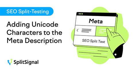SEO Split Test Result Adding Unicode Characters To The Meta Description