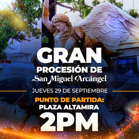 Procesión de San Miguel Arcángel parte de Altamira de Caracas este