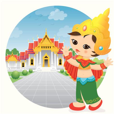 Royalty Free Thai Girl Clip Art Vector Images And Illustrations Istock