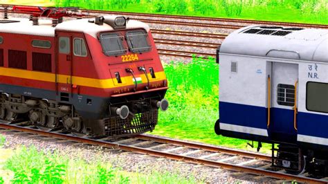 Wap Coupling Jan Shatabdi Shunting Bumpy Railroad Train