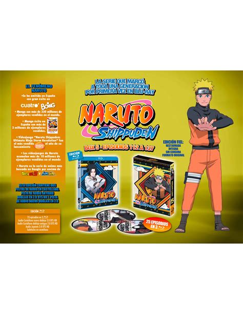 El 24 De Febrero Llegará La Quinta Box En Blu Ray Y Dvd De Naruto