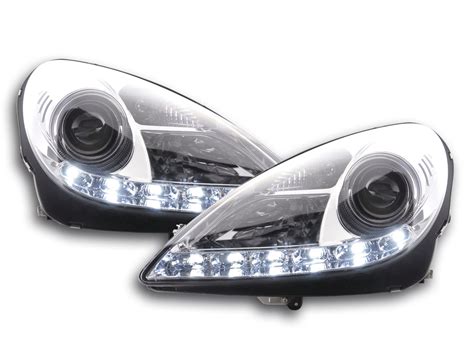 Set Fari Xenon Daylight Luci Di Marcia Diurna A Led Mercedes Slk R