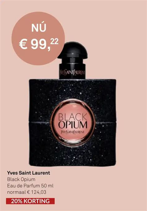 Yves Saint Laurent Black Opium Eau De Parfum Ml Aanbieding Bij Mooi