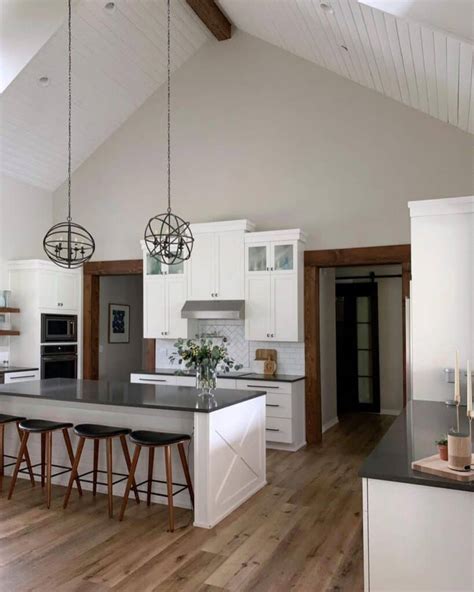 Tongue And Groove Vaulted Ceiling Kitchen Soul Lane