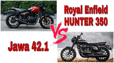 Royal Enfield Hunter 350 Vs Jawa 42 2 1 1 Minute Comparison