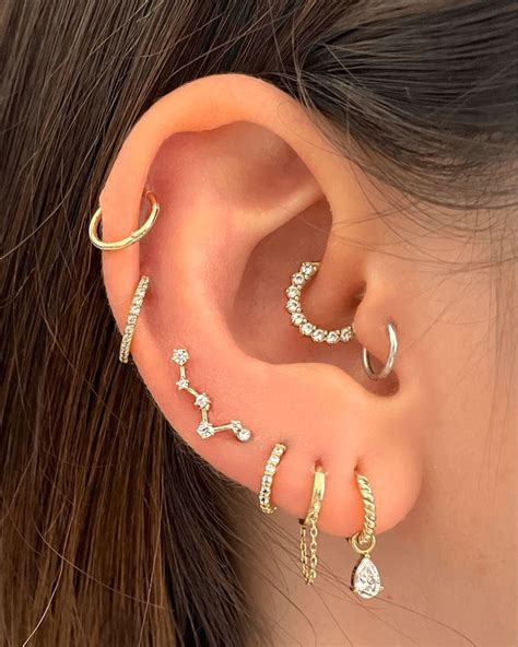 Assolari Earings Piercings Cool Ear Piercings Ear Jewelry