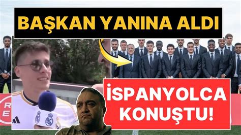 Şampiyonluk Kutlamalarında Arda Güler Rüzgarı Perez in Hemen Yanında