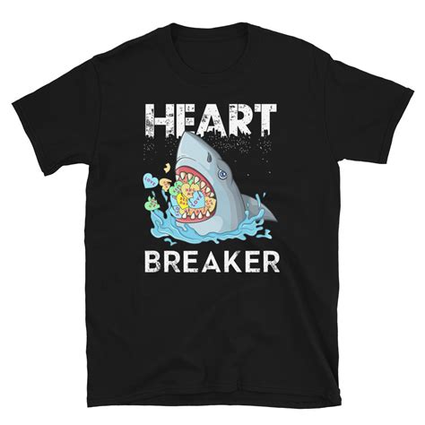 Heart Breaker Shark T Shirt ShirtZilla