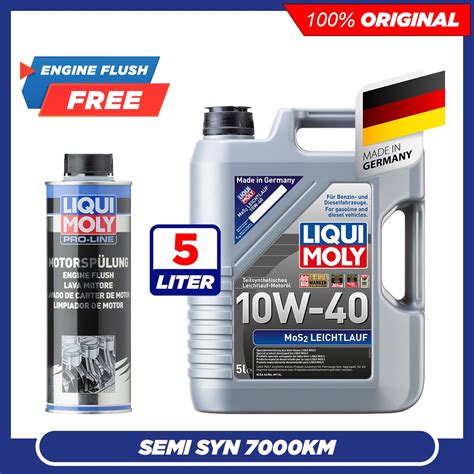 Free Lm Engine Flush Liqui Moly Mos Leichtlauf W Semi Synthetic