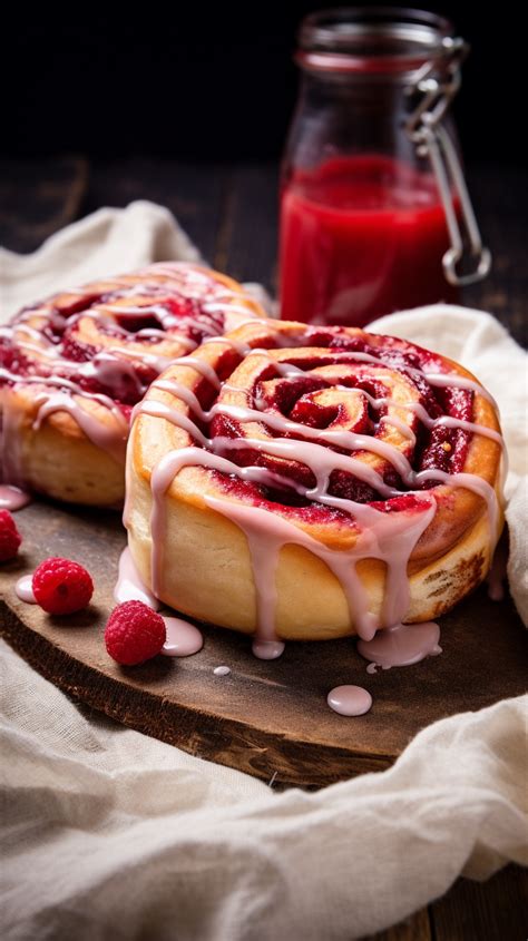 Raspberry Cinnamon Rolls With Lemon Glaze 2 Hours Artofit