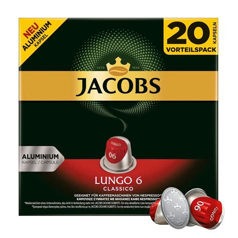 Jacobs Lungo Classico Xl Kapseln F R Nespresso F R Chf