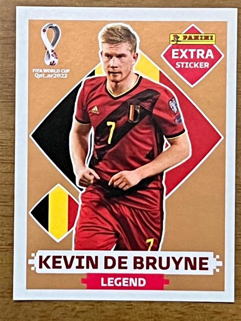 Figurinha Kevin De Bruyne Legend Extra Bronze Copa 2022 Parcelamento