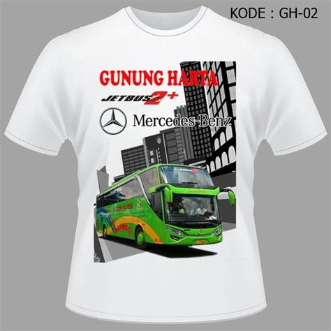 Jual Kaos Bis Gunung Harta Bus Jetbus Hd Shd Bmc Bismania