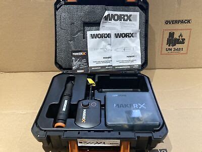 WORX WX739 MAKERX 20V Rotary Tool With Hub Carry Case 30pc