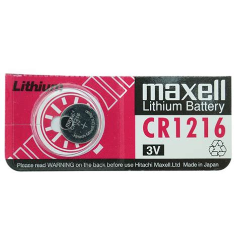 Maxell Lithium Button Coin Cell Battery V Cr At Piece