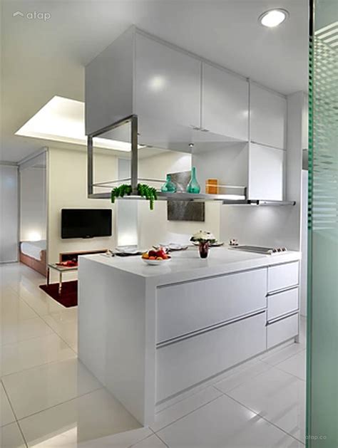 Minimalistic Modern Kitchen Condominium Design Ideas Photos Malaysia