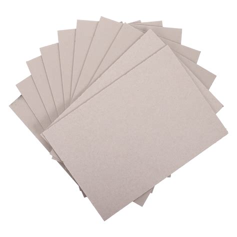 Nutedom 10pcs A4 Thick Corrugated Cardboard Sheets For Scrapbooking