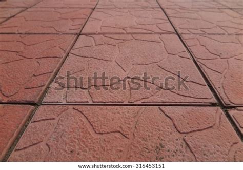 Modern Concrete Paving Tiles Recreational Area Stock Photo 316453151