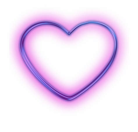 Heart Neon Heartneonlights Corazon Heart Neon Lights Png Clip Art Library