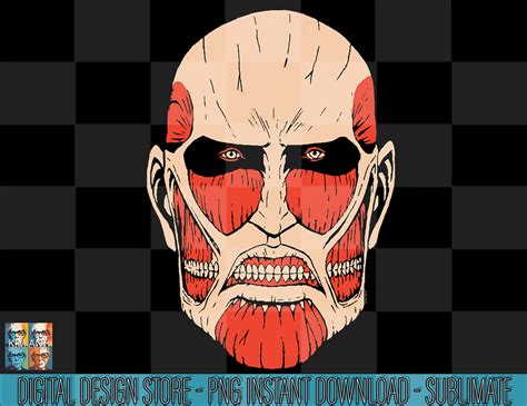 Attack on Titan Colossal Titan Face png, sublimate | Inspire Uplift