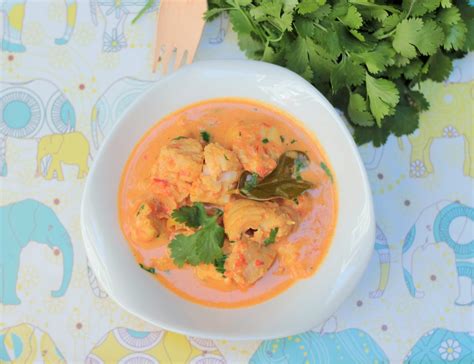 Curry De Poisson Coco Tomates Et Coriandre CAMELIE