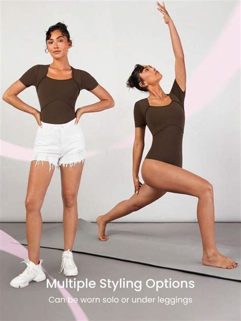 GLOWMODE FeatherFit Prima Ballerina 2 In 1 Bodysuit SHEIN USA