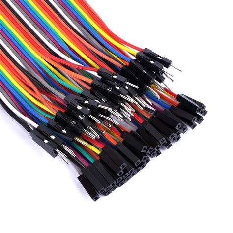 40 Cables Hembra Macho 20cm Jumpers Dupont 254 Arduino Leanteces