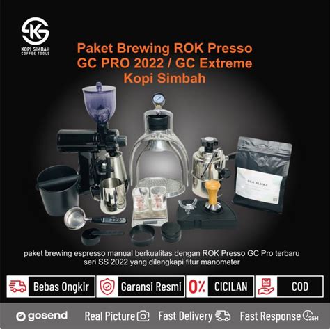 Jual Paket Brewing ROK Presso GC Pro Extreme Espresso Coffee Maker Alat