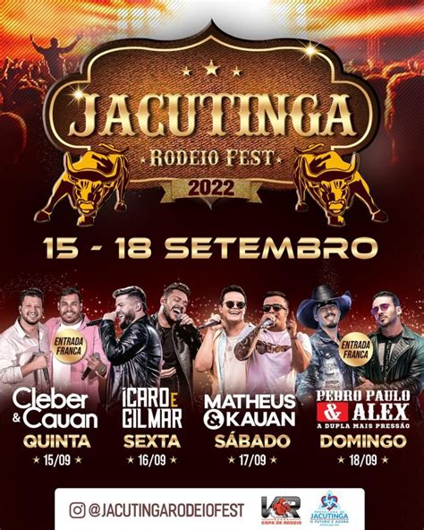 Jacutinga Rodeio Fest começa nesta quinta feira confira programação