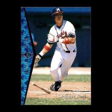 Chipper Jones 1995 Upper Deck Atlanta Braves 34 R314G 33 EBay