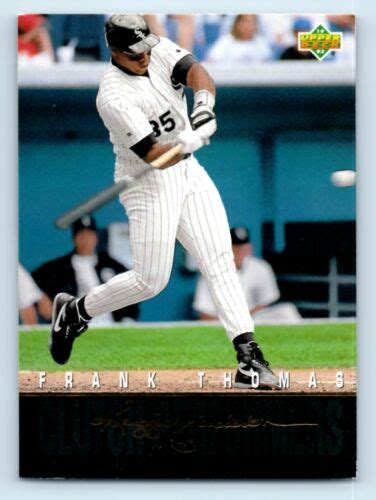 Upper Deck Baseball R Frank Thomas Chicago White Sox Ebay