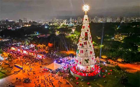 Rvore De Natal De Sp As Atra Es Do Parque Villa Lobos